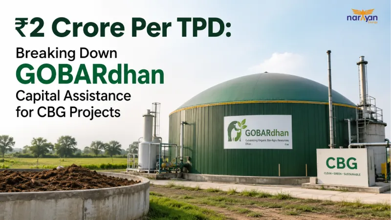 ₹2 Crore Per TPD: Breaking Down GOBARdhan Capital Assistance for CBG Projects