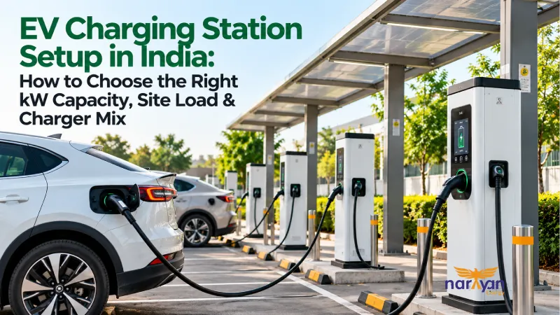 EV Charging Station Setup in India: How to Choose the Right kW Capacity, Site Load & Charger Mix